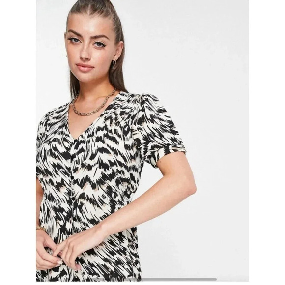 Vero Moda Women’s Maxi Dress Organic Cotton in Abstract Print Size S New - Picture 2 of 16